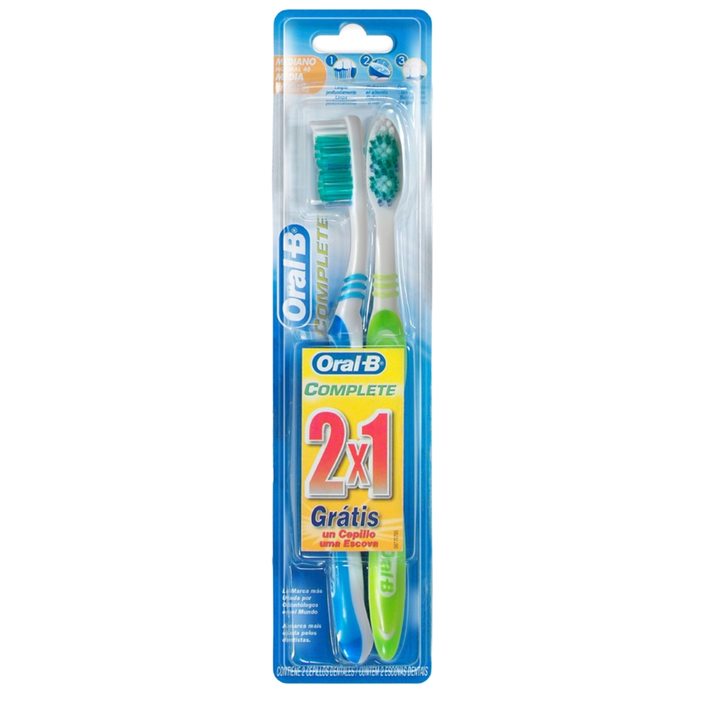 ORAL- B CEPILLO COMPLETE 2X1 40M – Lagos Distribuidores