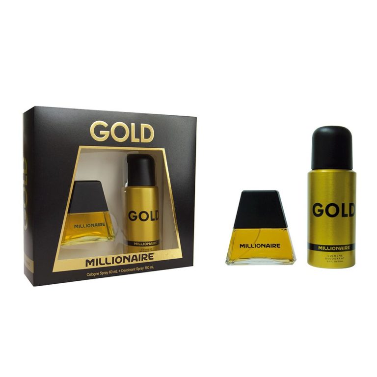 MILLIONAIRE GOLD EDC 60 ML DEO SPRAY 150 ML - Lagos Distribuidores